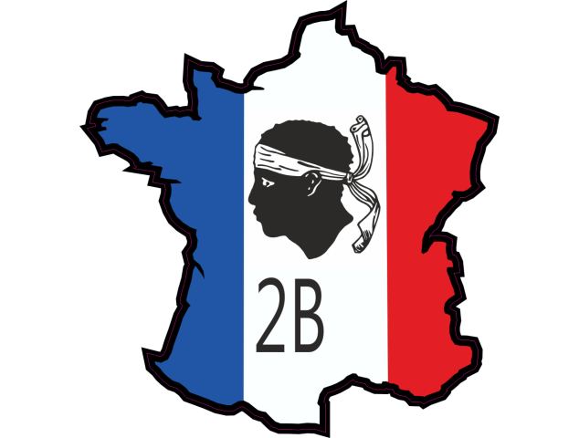 Stickers Haute Corse (Corse) - Autocollants Regions