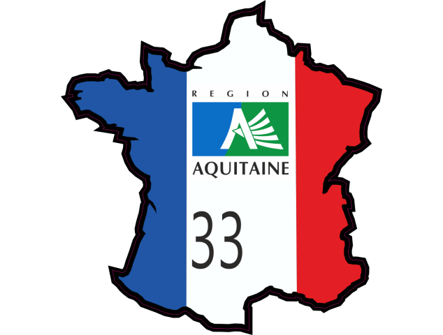 Stickers Gironde ( Aquitaine ) - Autocollants Regions