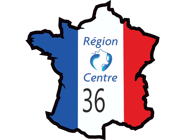 Stickers Indre(Centre) - Autocollants Regions