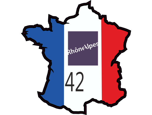 Stickers Loire (Rhone Alpes) - Autocollants Regions