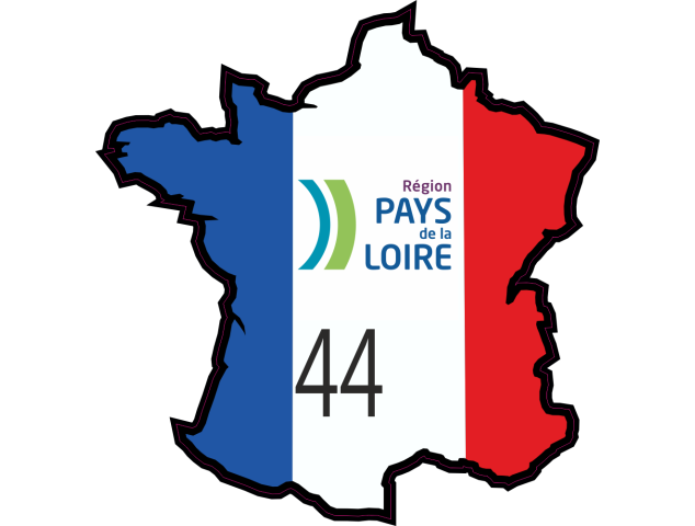 Stickers Loire Atlantique (Pays de la Loire) - Autocollants Regions