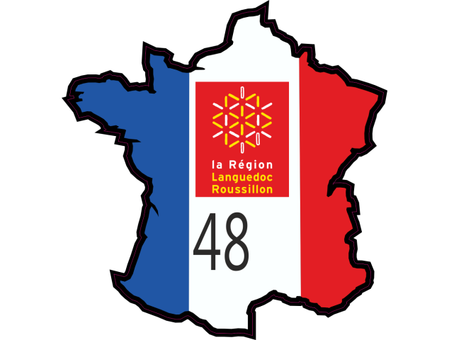 Stickers Lozere (Languedoc Rousillon) - Autocollants Regions