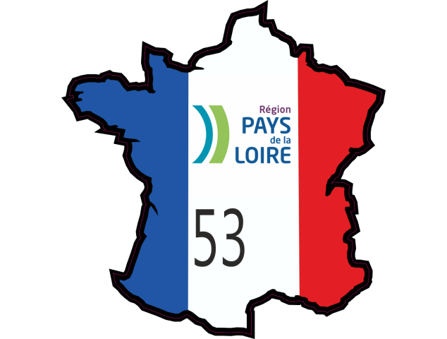 Stickers Mayenne (Pays de la Loire) - Autocollants Regions
