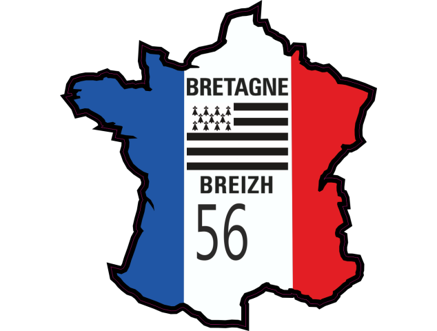 Stickers Morbihan (Bretagne) - Autocollants Regions