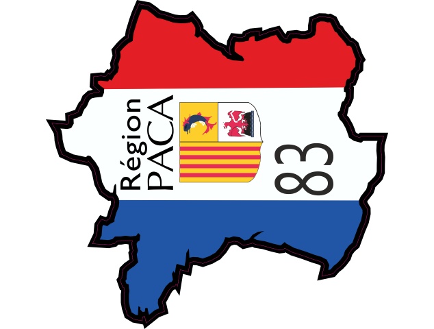 Stickers Var (PACA) - Autocollants Regions