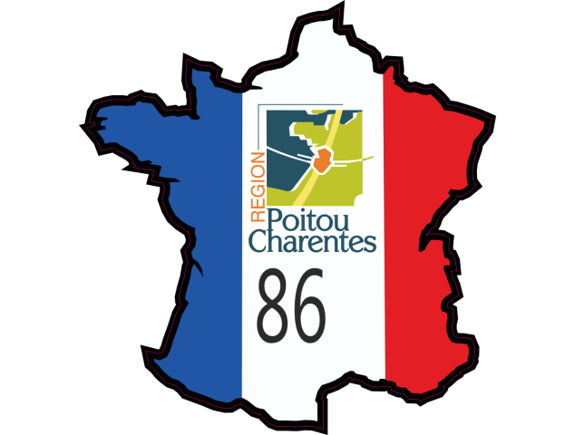 Stickers Vienne (Poitou-Charentes) - Autocollants Regions