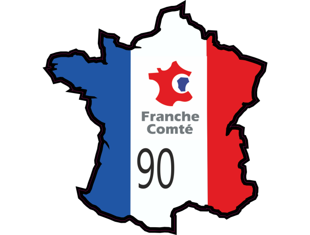 Stickers Territoire de Belfort (Franche-Comte) - Autocollants Regions