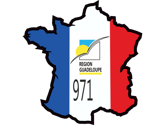 Stickers Guadeloupe - Autocollants Regions