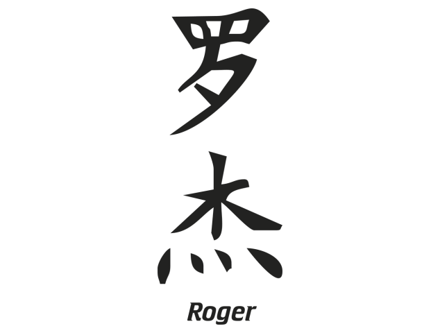 Prenom Chinois Roger - Prénoms chinois
