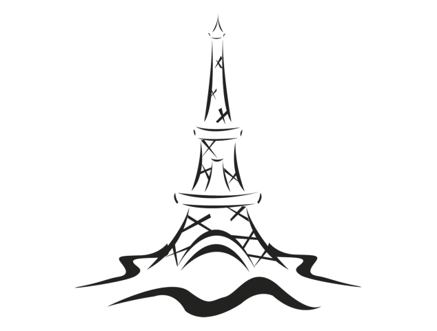 Sticker geant Tour Eiffel - Monuments