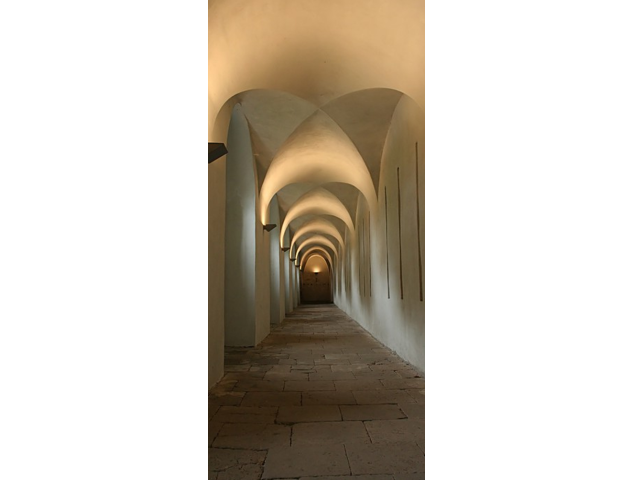 Monastere - Stickers Porte