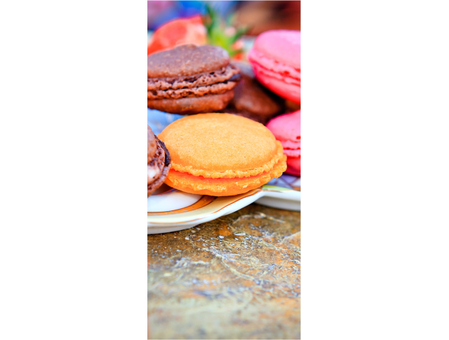 Macarons - Stickers Porte