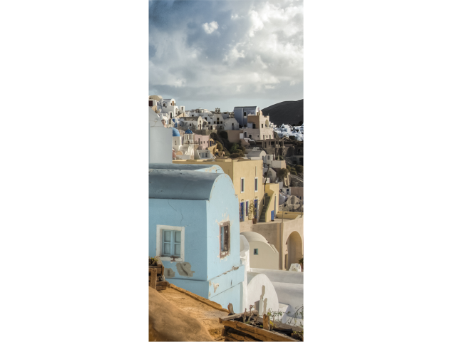 Paysage En Grece - Stickers Porte