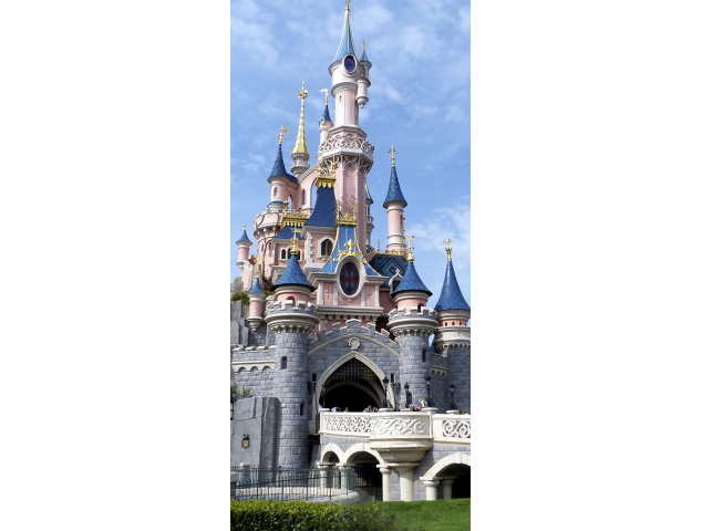 Enfants Château Disneyland - Stickers Porte