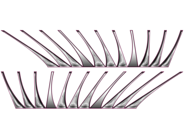 Autocollant Cils Gris - Flaming Flamme