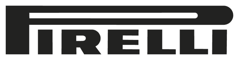 4x Pirelli Style Rally Race Stickers - 10x3cm - Glossy - For Cars, Vans, Toolbox, Laptop