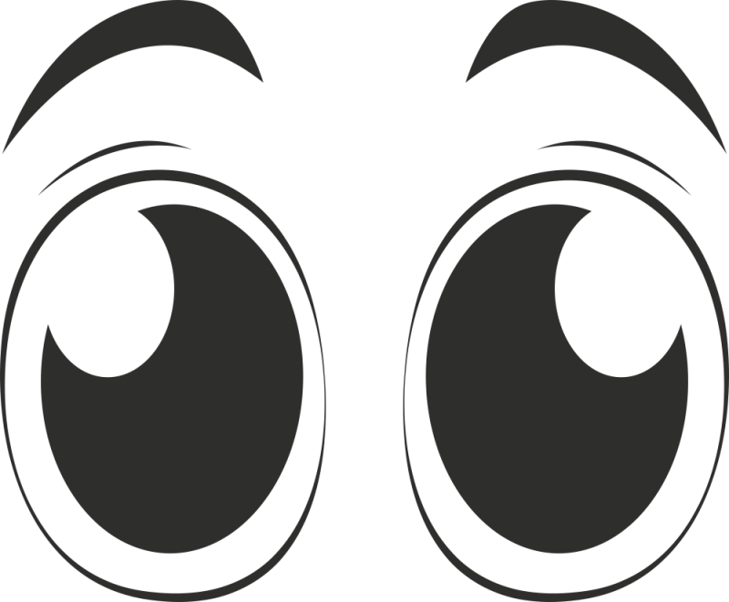 Sticker Yeux 7 ref.11381 AutocollantsStickers