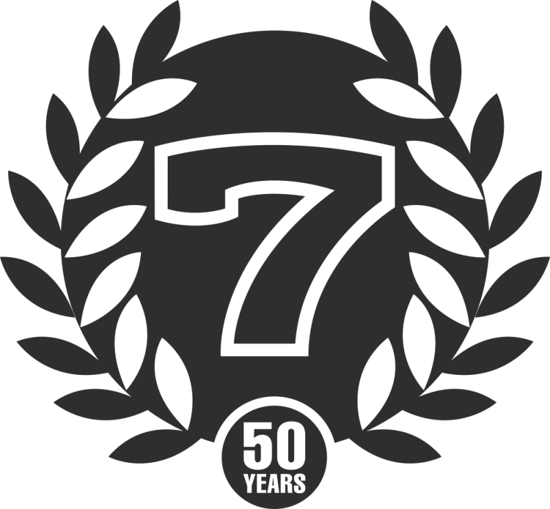 Sticker Catterham 50 Ans - ref.11683 | Autocollants-Stickers