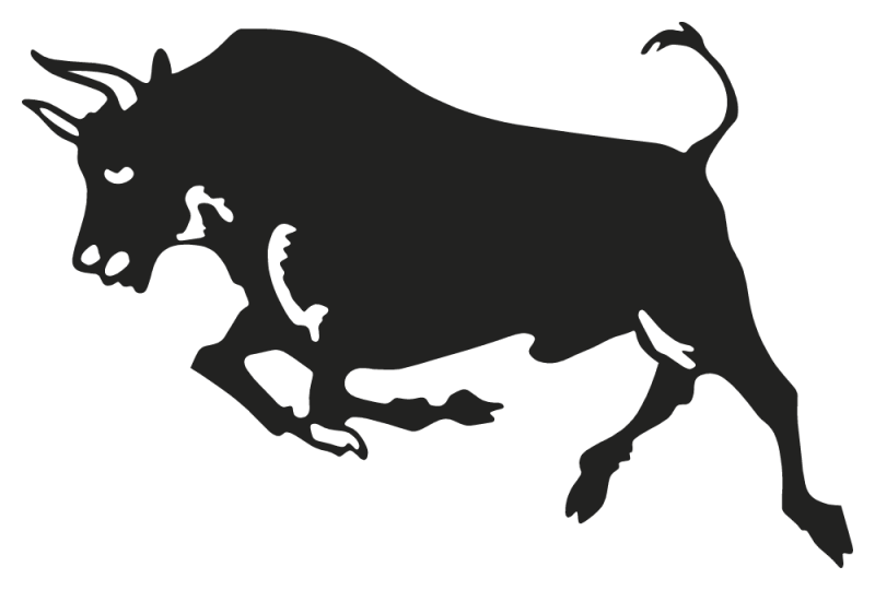 Stickers Taureau - Décoration Etiquette & Autocollant