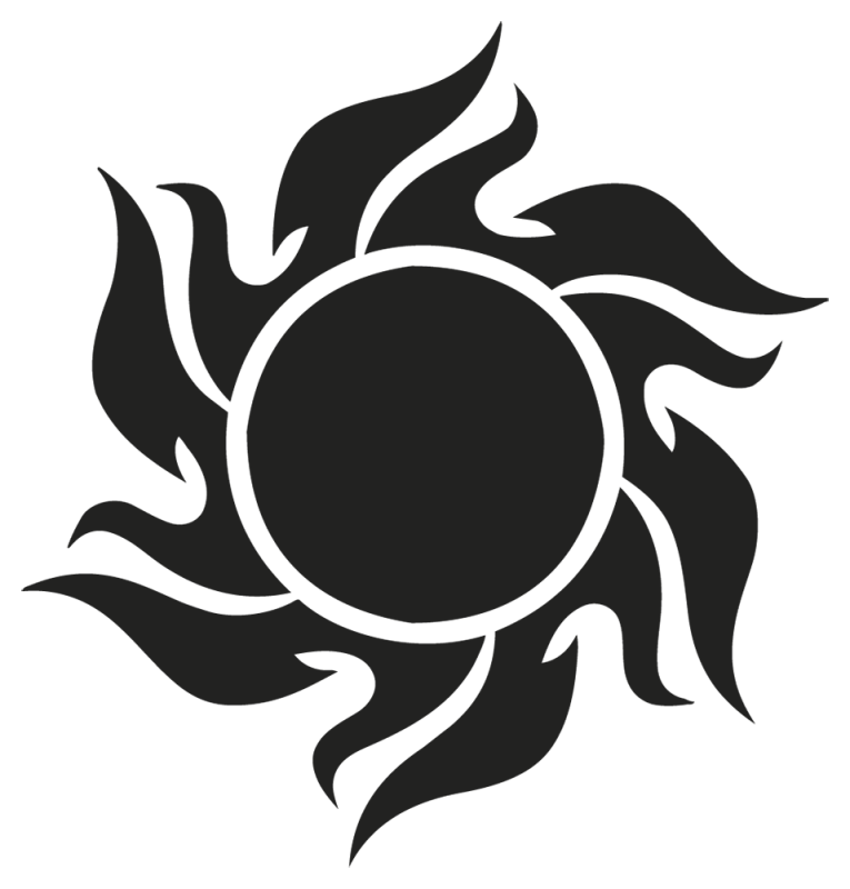 sticker soleil | Autocollants-Stickers