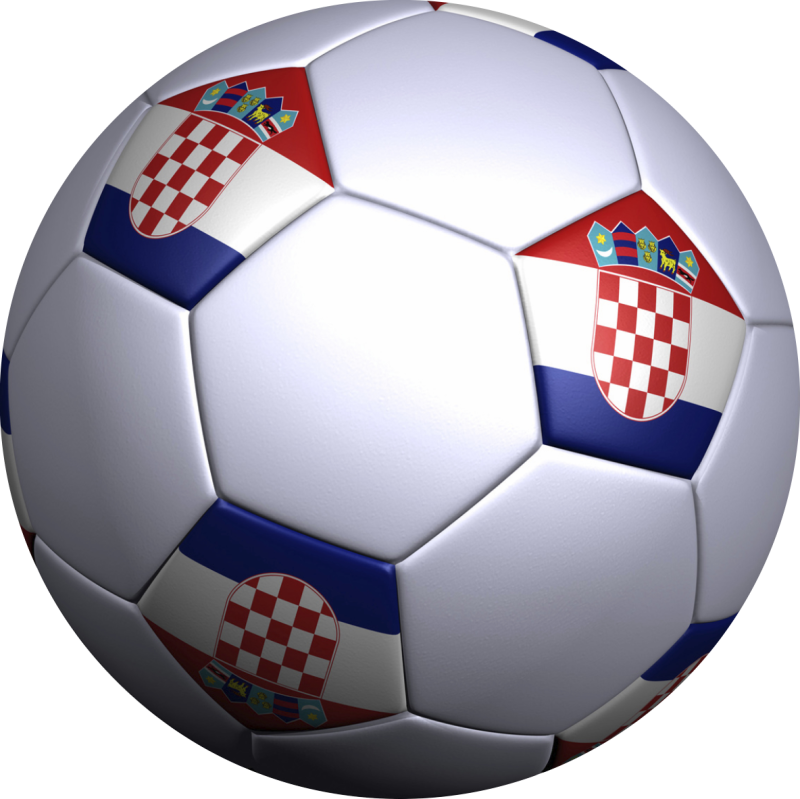 Sticker Ballon Foot Croatie Autocollants Stickers