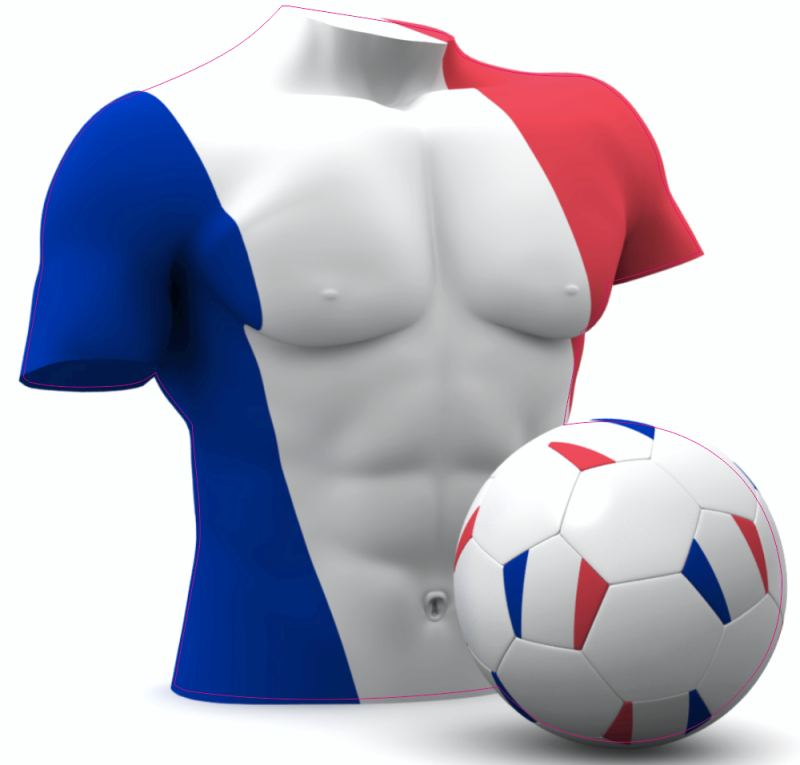 Autocollant France Drapeau Poing 12cm – Soutenez Les Bleus Avec Style !