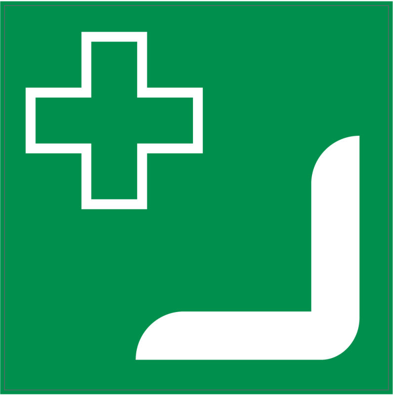 Panneau Indication Pharmacie 3 Autocollants Stickers