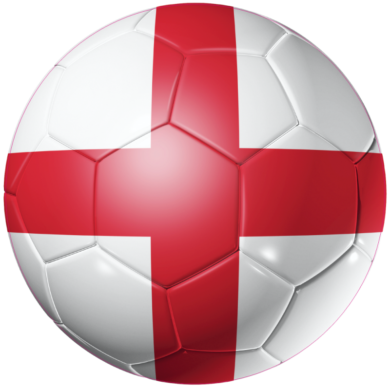 Autocollant Ballon Foot Angleterre coupe du monde ...
