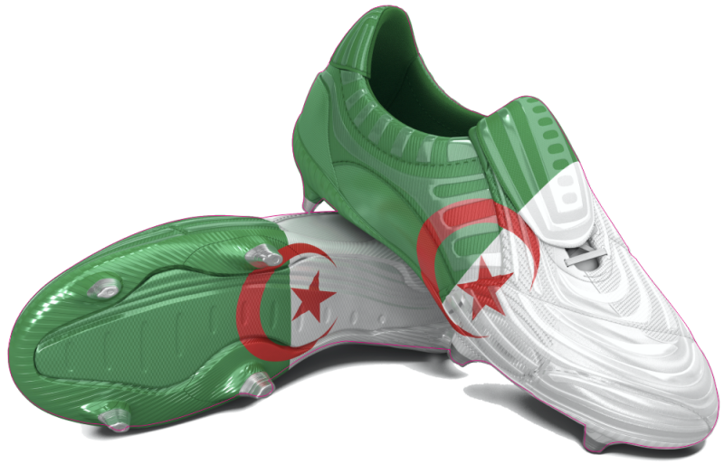 Autocollant Chaussure Foot Algerie | Autocollants Stickers Autocollant Chaussure Foot Algerie | MPA Déco