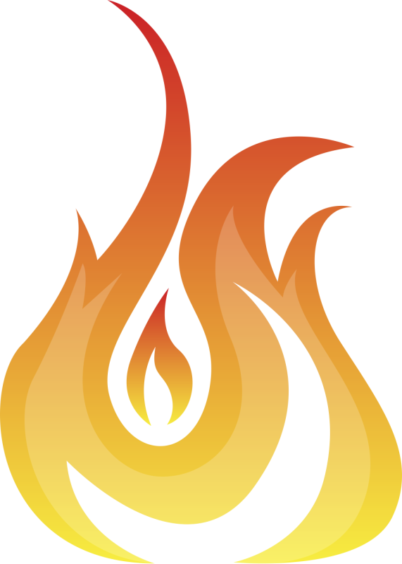 10 Stickers Adhésifs Sécurité Flamme - Format 12 X 10 Cm - Intérieur/Extérieur - SE-60G