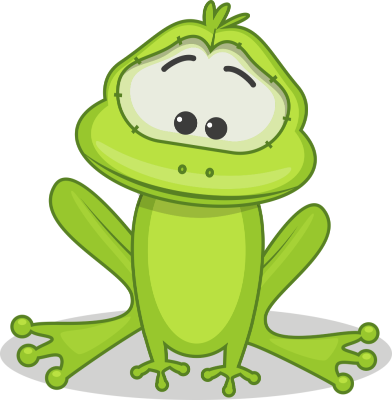 50 Autocollants Grenouille Kawaii - PVC Imperméable - Taille 5,5 à 8,1 Cm - Pour Décoration