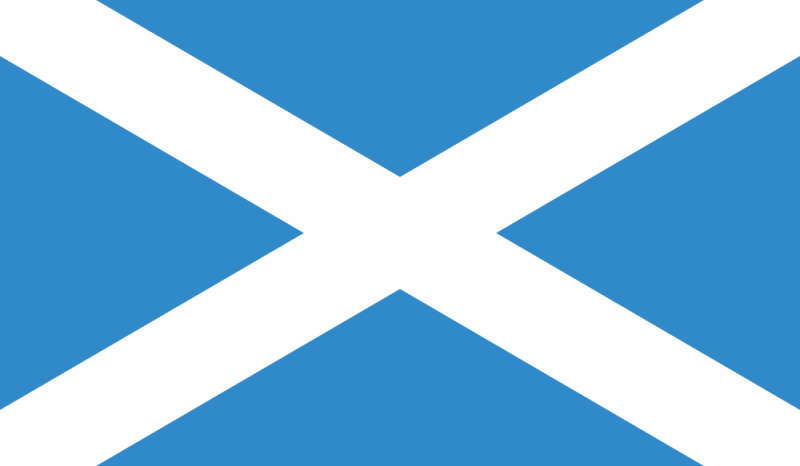 Écosse Écossais Drapeau Personnalisé Numéro plaque badge autocollant de voiture décalque x4 