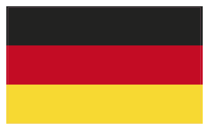 4 X BANDES COULEUR DRAPEAU ALLEMAND ALLEMAGNE GERMANY 11x1cm STICKER AUTO AA132 