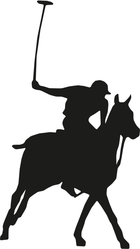 Sticker Cheval 18 Polo | Autocollants-Stickers