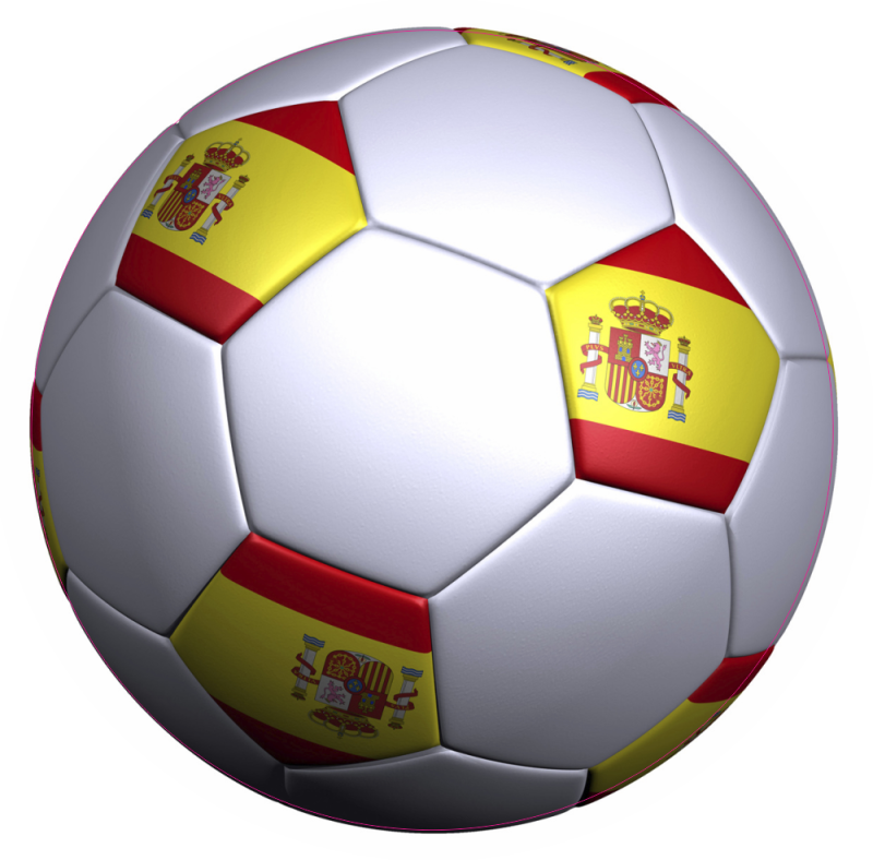 Sticker ballon foot espagne | Autocollants-Stickers