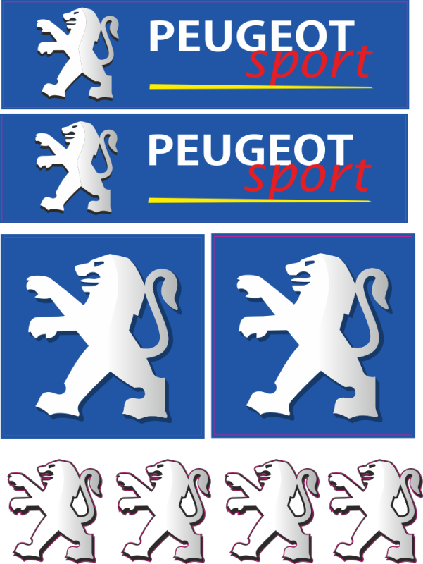 peugeot sport AutocollantsStickers